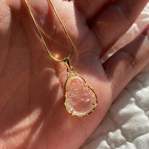 Clear Quartz Jade Buddha, Genuine, OPEN TO OFFERS